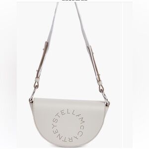 Stella McCartney Perforated Logo Flap Shoulder Bag